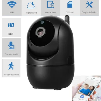 1080P Full HD Bezdrôtová IP Kamera Wifi IP CCTV Kamera Wifi Mini Siete kamerového Automatické Sledovanie, Kamera IR Nočné Videnie
