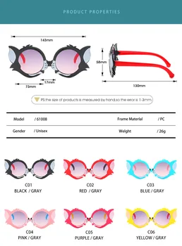 Batole Detské slnečné Okuliare Deti Deti UV Ochrany Multi-farebné Okuliare Outdoor Okuliare