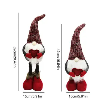 Vianočné Santa Gnome Oblečenie Pre Bábiku Škandinávskych Tomte Nordic Švédske Vianočné Elf, Trpaslík Vianočný Stromček Visí Ozdoby Bábika