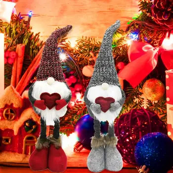 Vianočné Santa Gnome Oblečenie Pre Bábiku Škandinávskych Tomte Nordic Švédske Vianočné Elf, Trpaslík Vianočný Stromček Visí Ozdoby Bábika