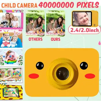 Deti Detský Fotoaparát Mini Vzdelávacie Hračky Pre Deti, Detské Narodeninové Darčeky 2/2.4 Palcový 40MP HD Digitálny Fotoaparát