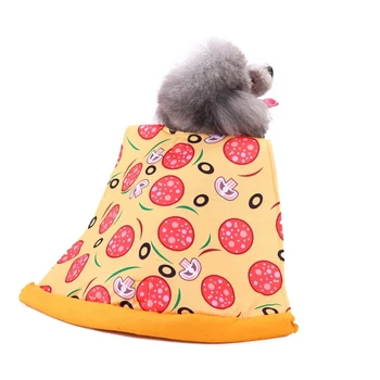 Funny Pizza Psov Kostým Oblečenie Mačka Role-play Malý Pes Tvorivé Kostým Halloween Vianoce Pet Party Cosplay Oblečenie Oblečenie