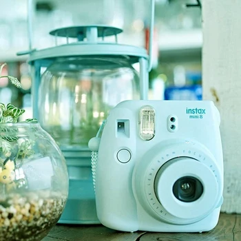 Kamera/video tašky ochranné puzdro puzdro pre polaroid mini 8 1pcs bežné klasické noctilucent(Svetlo modrá)