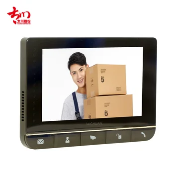 Home security solution 7 palcový HD 4 drôtu zavolať a porozprávať video doorphones pre vily a apartmány