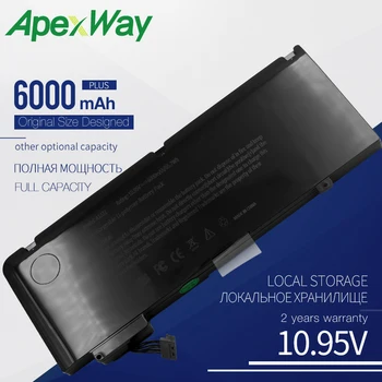 ApexWay 6000mAh 65.7 Wh A1322 Nový notebook batéria pre apple macbook pro 13 