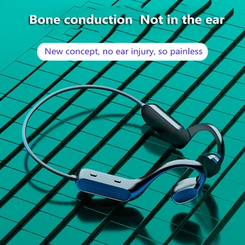 Najnovšie G200 Kostné Vedenie Headset Otvorené uši Športové Bezdrôtové Slúchadlá BT 5.1 Mikrofón Vodotesné Slúchadlá do uší Pre Všetky Telefón