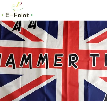 Č. 44 Lewis Hamilton na Britskou Vlajkou 2ft*3 ft (60*90 cm) 3 ft*5 ft (90*150 cm) Veľkosť Vianočné Dekorácie pre Domov Vlajky Zástavy Dary