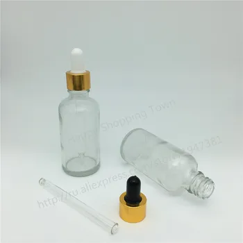 Cestovná fľaša 500*30ml Sklo kvapkadla fľaše, vymazať e kvapalina sklenená fľaštička s kvapkadlom, 1oz pazúrik, sklenená fľaštička s pipetou
