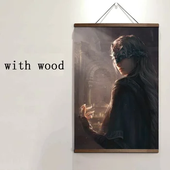 Dark Souls 2 3 plagát plátno, vytlačí plagáty, dekorácie, maliarstvo, s masívneho dreva visí prejdite cuadros decoraci n dormitorio
