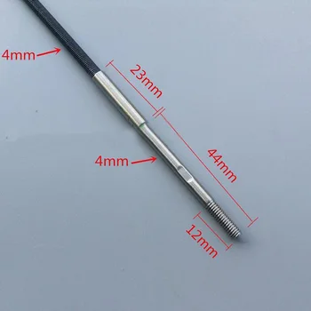 1set 4 mm Zvárané Integrované Flexibilný Hriadeľ Súprava CW Prenos Nápravy Celá dĺžka 400mm Medenými Pádlo Vidlica Screwnut Bullet