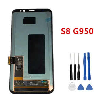 Pre SAMSUNG Galaxy S8 G950 G950F LCD Displej Dotykový Displej Digitalizátorom. Náhradná Pre SAMSUNG S8 Plus G955 G955F LCD s Rámom