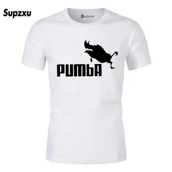Bavlna Vtipné Tričko Roztomilý T Košele Homme Pumba T Shirt Muži Ženy 2019 Krátke Rukávy Topy V Pohode Tlačiť Lete Fashion T-Shirt C91