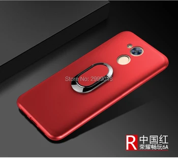 Pre Huawei Honor 6A Prípade Česť 6A Magnetické Magnet Auto Prst Prsteň Prípade Huawei Honor 6A DLI-L22 DLI-L01 DLI-TL20 DLI-A