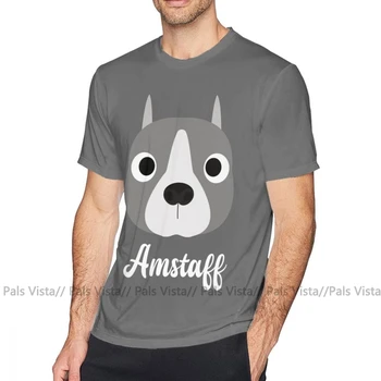 Amstaff T Shirt Amstaff Americký Stanffordshire Teriér T-Shirt Tlač 100 Percent Bavlna Tee Tričko Basic XXX-Krátke Rukáv Tričko