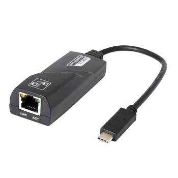 USB C na 1Gbps Ethernet Adaptér Thunderbolt 3/Type-C RJ45 Gigabit Ethernet LAN Sieťový Adaptér Kompatibilný