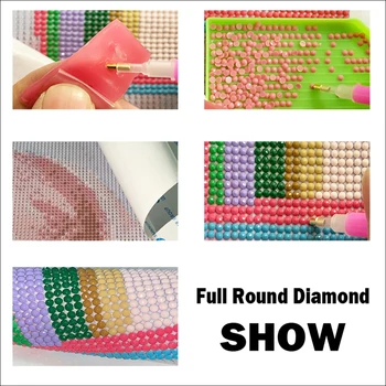 Nový Farebný motýľ Slon 5D DIY Diamond Výšivky Plné námestie kolo Diamond Maľovanie Mozaiky Zvierat Vzor Domova