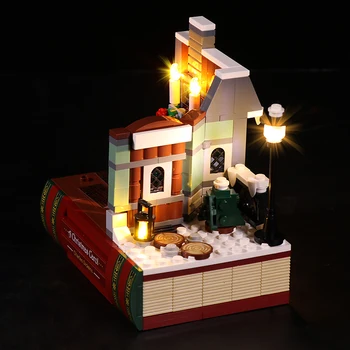 LED Osvetlenie Držiak Pre lego 40410 Charles Dickens Hold A Christmas Carol（Osvetlenie len, žiadne stavebné bloky)