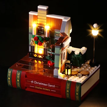 LED Osvetlenie Držiak Pre lego 40410 Charles Dickens Hold A Christmas Carol（Osvetlenie len, žiadne stavebné bloky)