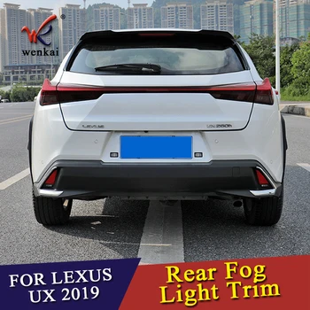 Pre Lexus UX ZA10 UX200 UX250h 2018 2019 ABS Chrome Zadné Hmlové Svetlá Rám, Kryt Trim 2 KS Auto Styling Príslušenstvo