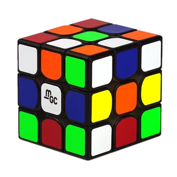 MGC Magnetické Rýchlosť Kocka 3*3*3 Čierna Nálepka Magic Cube 3x3x3 Cubo Magico 3x3 Profesionálne Mozgu Teaser Puzzle Hračka Detí, Darček