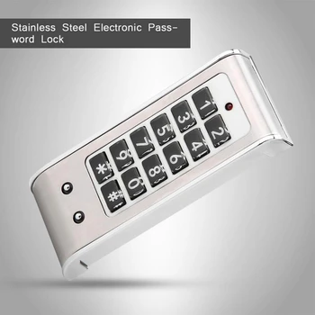Nerezový Panel Digitálny Elektronický Kód Zámky Dverí Zásuvky Kombinačným Zámkom Kúpeľňa Inteligentné Heslo Smart Lock