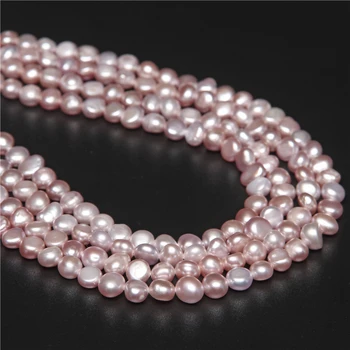 6-10 mm, Viacfarebná Prírodné Sladkovodné Perly Guľôčok Pre Šperky, Takže Irreguar Barokový Perly Ružová Fialová Zmiešané DIY Náramok 14