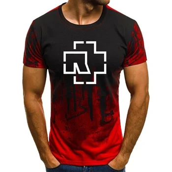 ťažkých kovov lebky t-shirt Punk festival rock tričko fashion 3D Vytlačené Krátky rukáv Hip Hop mužov oblečenie T shirt O-neck tričko