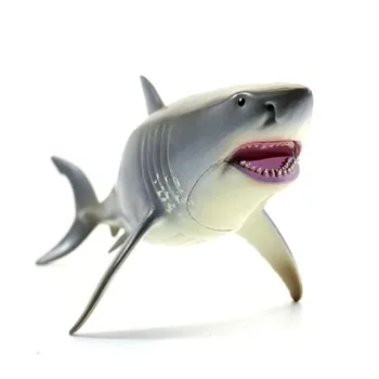 Realistický Shark Tvarované Hračky Realistická Simulácia Pohybu Zvierat, Model Pre Deti 26.5*12.5*9 CM Anti Stres Squeeze Veľký Žralok Zbierať