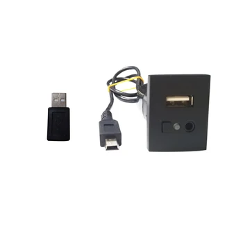 Pre Ford Focus MK2 2018 2019 USB rozhranie Plug Tlačidlo Kábel Rozhrania S Mini USB rozhranie