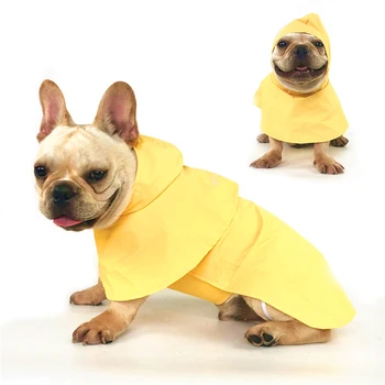 SLÁVNE KEK Psa Pršiplášť Nepremokavé Oblečenie pre psy, pre Malé a Stredné Psy francúzsky Buldog pláštenka, Vonkajšie Šteňa Pet Pončo