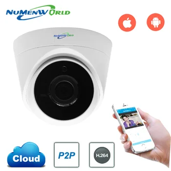 Numenworld IP dome kamera 720P IP cam security kamera ONVIF P2P Detekcia Pohybu RTSP Surveillance Camera Krytý CCTV