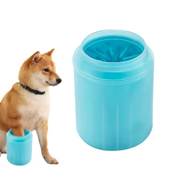 Pes je cleaning tool mačacie mäkké plastové drhnutie labky pet príslušenstvo pet mačka pes nohy čistenie pohár pet mačka cleaner