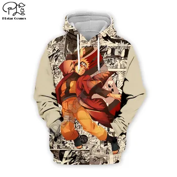 PLstar Vesmíru Naruto 3D Vytlačené Hoodie Pánske Dámske hip hop oblečenie chlapca, pre dievča, mikiny Uzumaki Naruto bunda Plus veľkosť XS-7XL