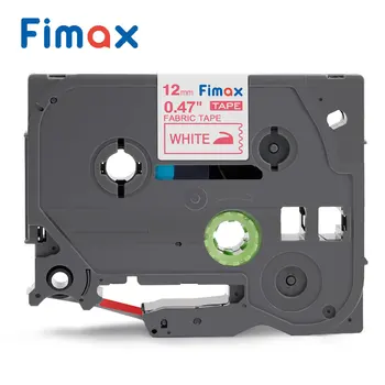 Fimax TZe-FA3R TZ-FA3R Kompatibilný pre Brat S dotyk Tkaniny Žehlička na označenie páska 12mm pre Brother P-touch Štítok Tlačiarne