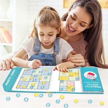 Magnetické Sudoku, Šach, Puzzle, Doskové Hry, Matematika Počet Logická Hračka pre Deti, Vzdelávacie Hračka Rodič-Dieťa, Hračky pre Deti, Dospelých Dary