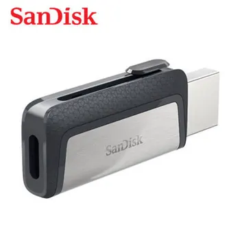 SanDisk USB C Flash Disk USB kl ' úč 3.1 USB Kľúč, Pamäť Typu C 128 gb kapacitou 32 GB, 64 GB 16 GB Dual OTG Pero Disk USB 3.0 Stick USB Flash