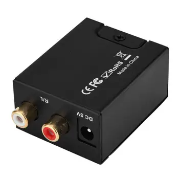 Digitálne Analógový Audio Prevodník Optických Vlákien na Analógový Digitálny Audio Prepínanie Dekódovanie Konvertor