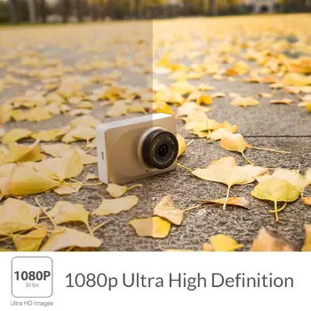 YI Smart Dash Kamera, videorekordér WiFi Full HD Auto DVR Kameru Nočné Videnie 1080P 2.7