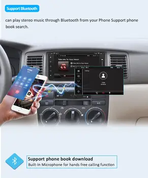 Bosion PX6 DSP 2 din android 10 auto dvd gps navigácia pre Toyota Avalon AVanza Celica camry corolla autorádio, video prehrávač, WIFI
