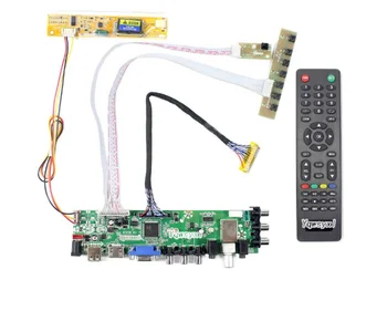 3663 Digitálny Signál DVB-C, DVB-T2, DVB-T súprava pre LTN154X3 LTN154X3-L05 LTN154X3-L03 LCD TV Radič Rada LUA63A82