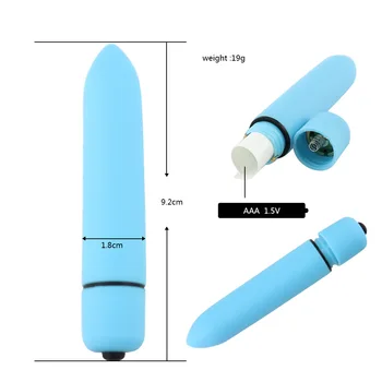 10 Rýchlosť Bullet Vibrátor, Dildo Vibrátory AV Stick G-bod Stimulátor Klitorisu Mini Sexuálne Hračky pre Ženy Maturbator Sex Produkty