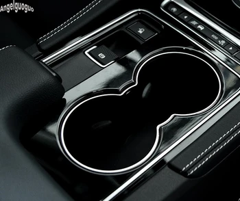 ABS chrome Auto Vody Držiak Výbava Nálepky Rám, Kryt Teacup Políčko Auto-styling Pre Jaguar XF XE L F-TEMPO Dekorácie