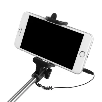 1Pc Univerzálne Ručné Káblové Selfie Stick Monopod Rozšíriteľný Pól Pre iPhone Samsung Pre Chytré telefóny, Prenosné Cestovné Selfie Nástroj