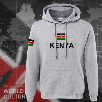 Republika Keňa Kenská hoodies mužov mikina potu nový hip hop streetwear tepláková súprava národ futbalista športových krajiny KEN