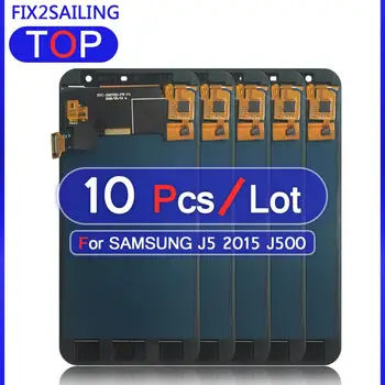 10Pcs Super LCD Displej Testované Dotykový Displej Montáž Pre Samsung Galaxy J5 J500 J500F J500FN J500M J500H (Úprava)