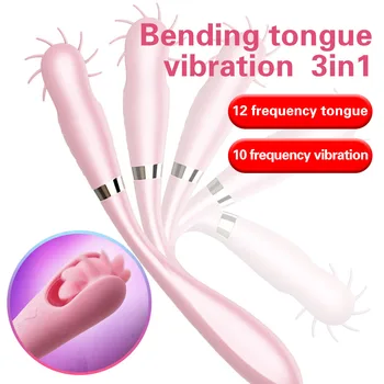 Rotačný Vibrátor Vibrátory Orálny Sex Jazyk Lízanie Vibrátory G Mieste Stimulátor Klitorisu Sexuálne Hračky pre Ženy U Žien, Análny Vibrátory