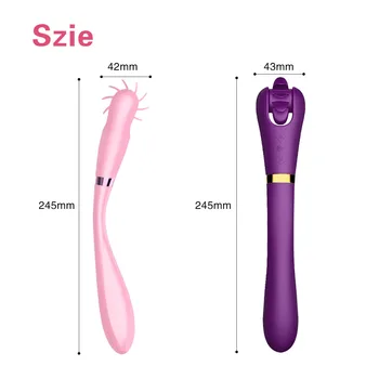 Rotačný Vibrátor Vibrátory Orálny Sex Jazyk Lízanie Vibrátory G Mieste Stimulátor Klitorisu Sexuálne Hračky pre Ženy U Žien, Análny Vibrátory
