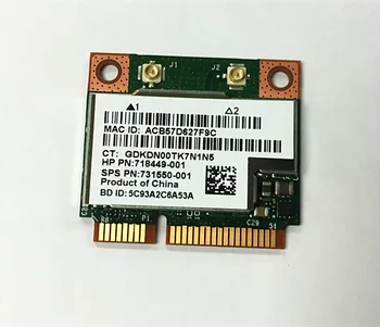 SSEA Nové pre Broadcom BCM943228HMB Half Mini PCI-E, WiFi, Bluetooth 4.0, 802.11 a/b/g/n 2.4 G/5 ghz bezdrôtové Karty Pre HP 731550-001