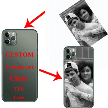 Silikónové TPU Prípadoch Vlastný DIY Jedinečný Telefón puzdro Pre iPhone 12 6 X XR XS 2020 6s se 5s 7 8 Plus 11 Pro Max