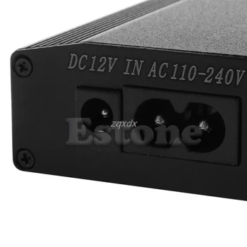 Univerzálny 8xTip Konektory AC/DC DC Invertor Auto Nabíjačka Napájanie Adpter S Nabíjací Adaptér Kábel Pre Notebook EÚ Plug